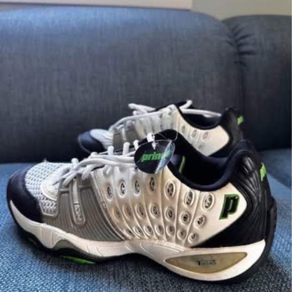 Prince T22 white/black/green Men’s size 9 - Picture 1 of 2
